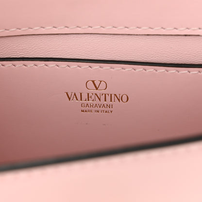 Valentino Garavani Smooth Calfskin Monochrome Rockstud Flip Lock Shoulder Bag Poudre 5 of 12