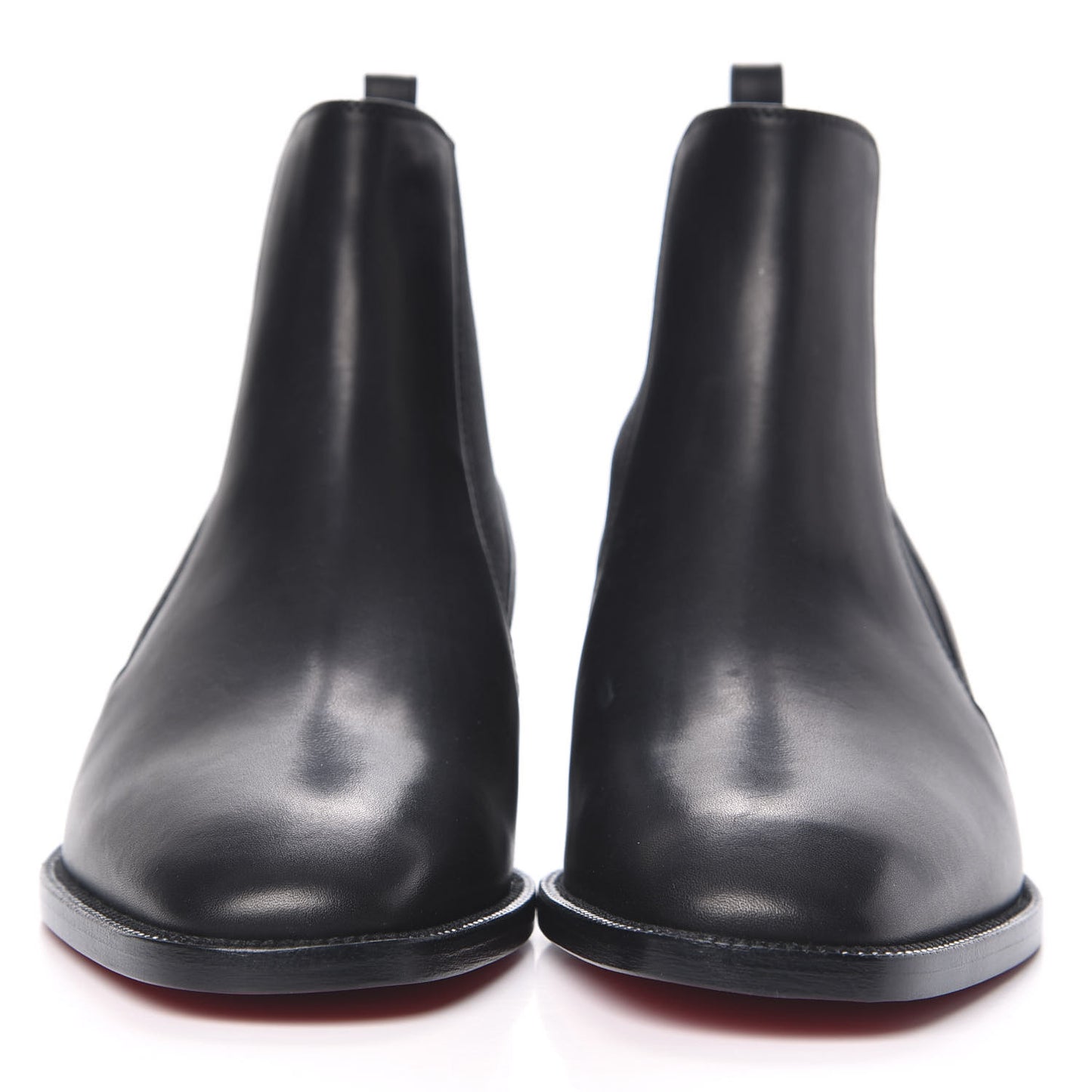 Calfskin Ingrassato Womens Marmada Flat Chelsea Boots 34.5 Black