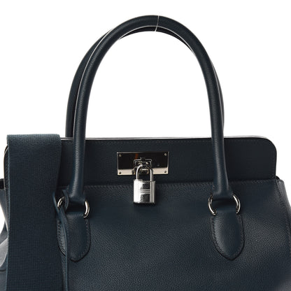 Hermes Evergrain Toolbox 26 Bleu Ocean 9 of 10