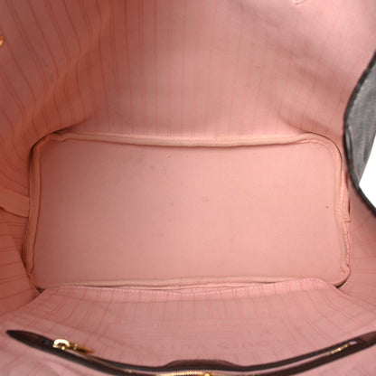 Louis Vuitton Damier Ebene Neo Neverfull MM Rose Ballerine 5 of 9