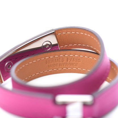 Hermes Swift Rivale Double Tour Bracelet T1 Magnolia 4 of 6