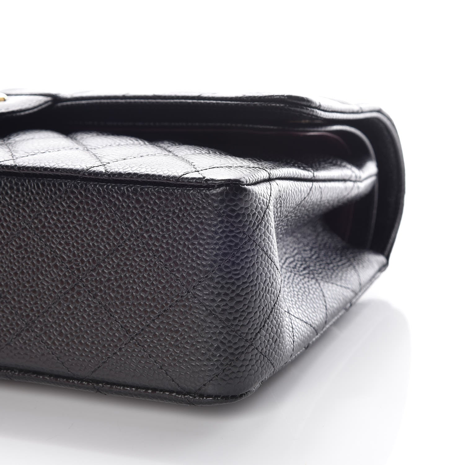 Chanel Caviar Quilted Medium Double Flap Black 6 of 11