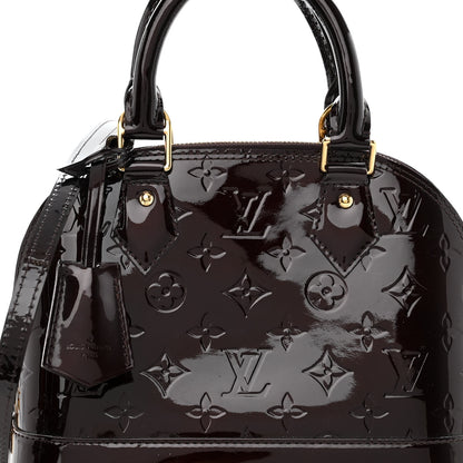 Louis Vuitton Vernis Alma BB Amarante 7 of 9