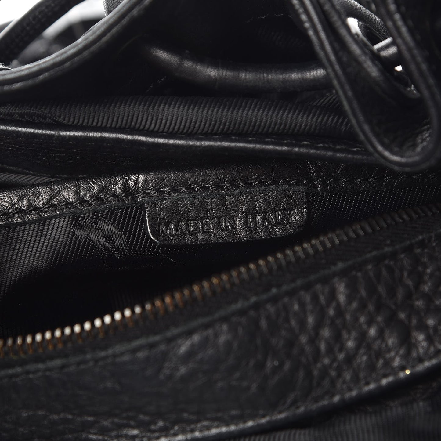 Calfskin Mason Warrior Studded Hobo Black