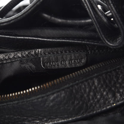 Burberry Calfskin Mason Warrior Studded Hobo Black 7 of 13