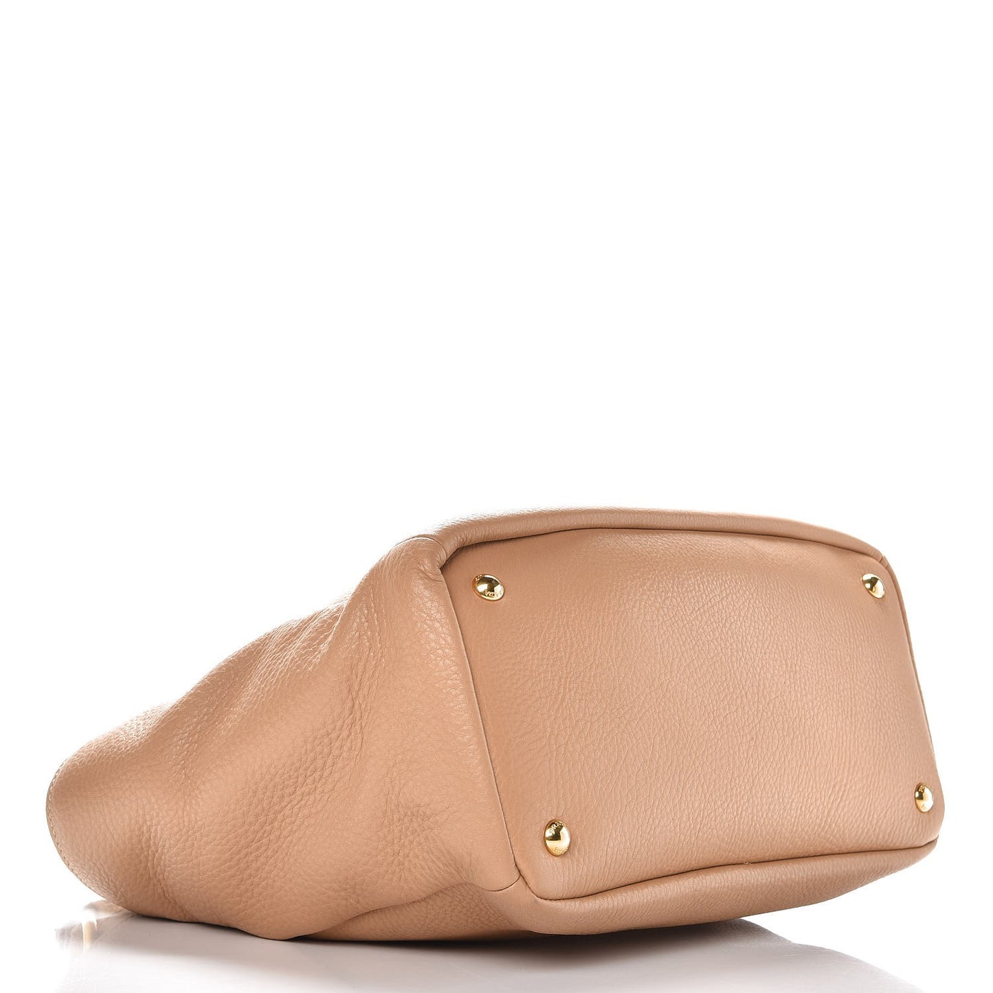 Vitello Daino Side Pocket Tote Naturale