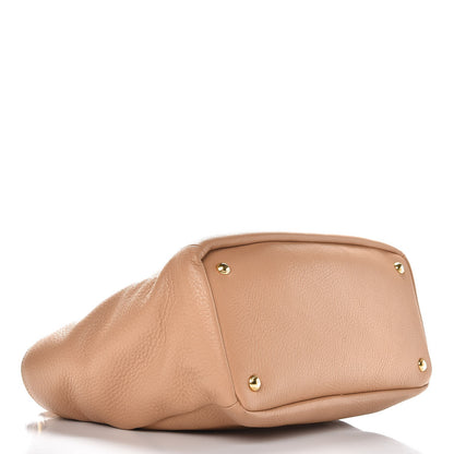 Prada Vitello Daino Side Pocket Tote Naturale 4 of 8