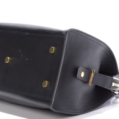 Saint Laurent Smooth Calfskin Small Monogram Cabas Black 8 of 10