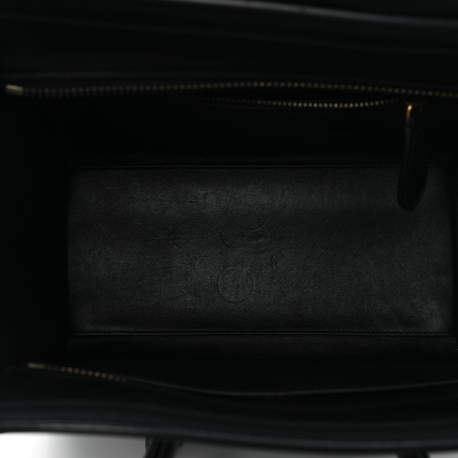 Celine Smooth Calfskin Micro Luggage Black 5 of 11