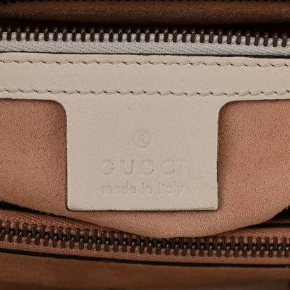 Gucci Calfskin Matelasse Small GG Marmont Tote White 6 of 15