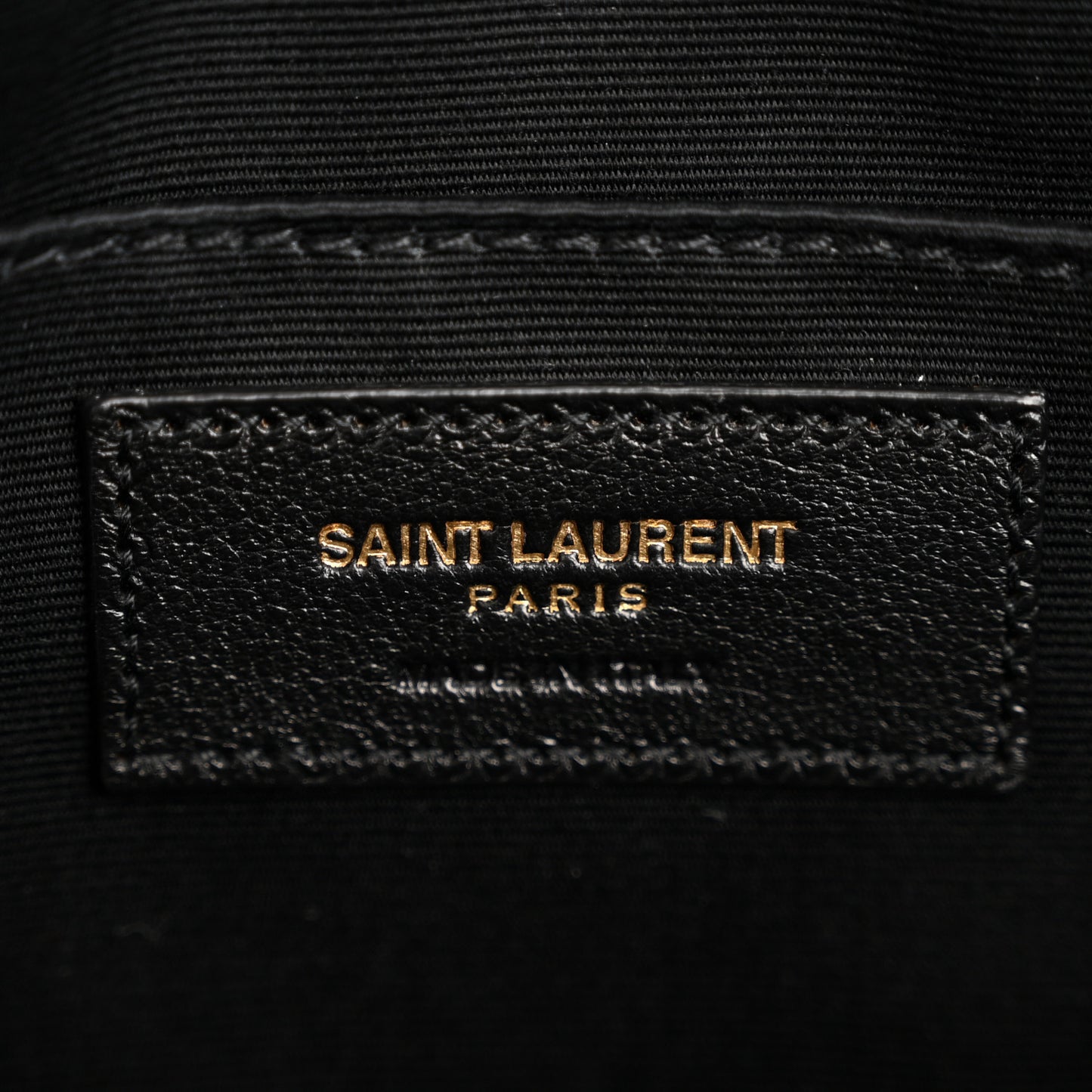 Calfskin Matelasse Monogram Lou Camera Bag Black