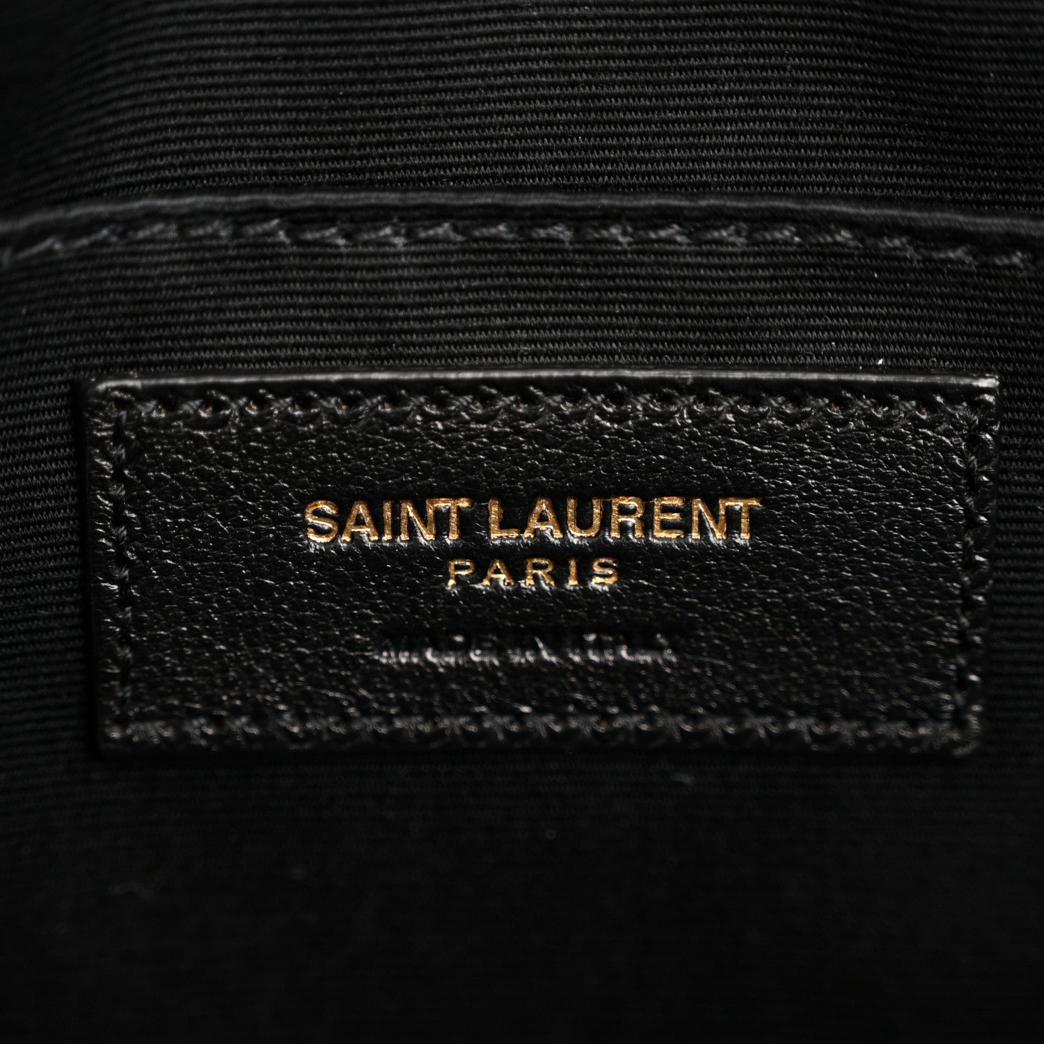 Saint Laurent Calfskin Matelasse Monogram Lou Camera Bag Black 6 of 13