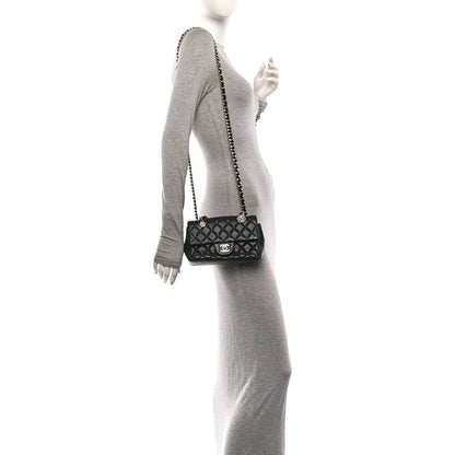 Chanel Lambskin Quilted Mini Coco Charms Rectangular Flap Black 2 of 10