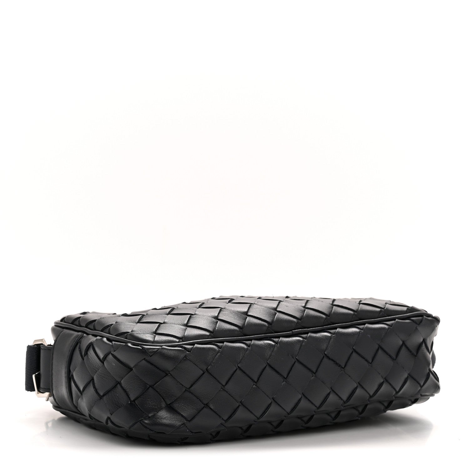 Bottega Veneta Calfskin Intrecciato Small Camera Bag Navy 4 of 12