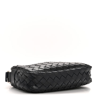 Bottega Veneta Calfskin Intrecciato Small Camera Bag Navy 4 of 12