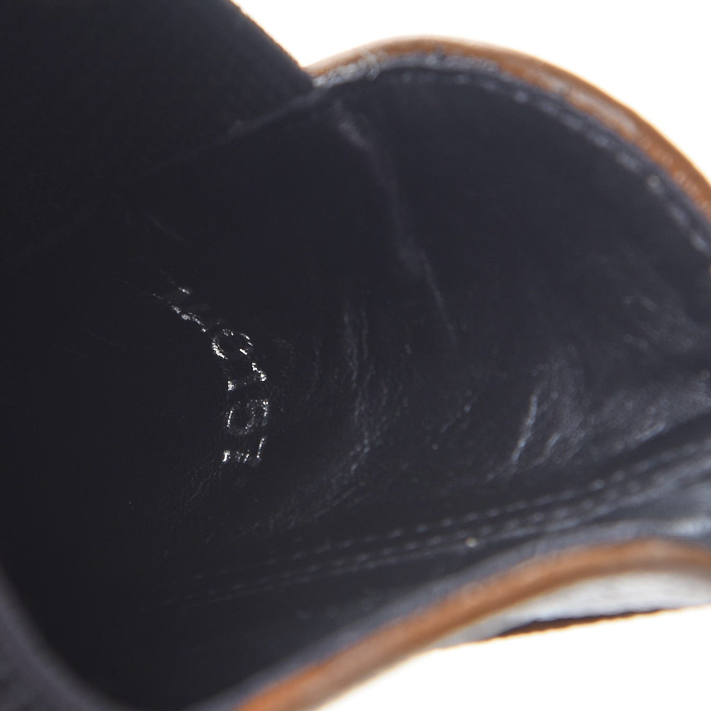Patent Reverse Monogram Star Trail Chelsea Ankle Boots 38.5