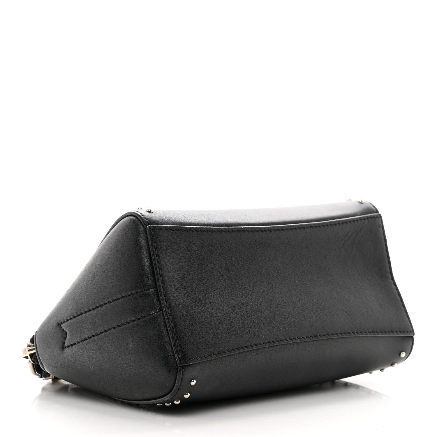 Givenchy Calfskin Small Studded Antigona Beauty Wristlet Black 4 of 11