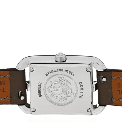 Hermes Stainless Steel Swift 21mm Cape Cod Quartz Watch Etoupe 4 of 5