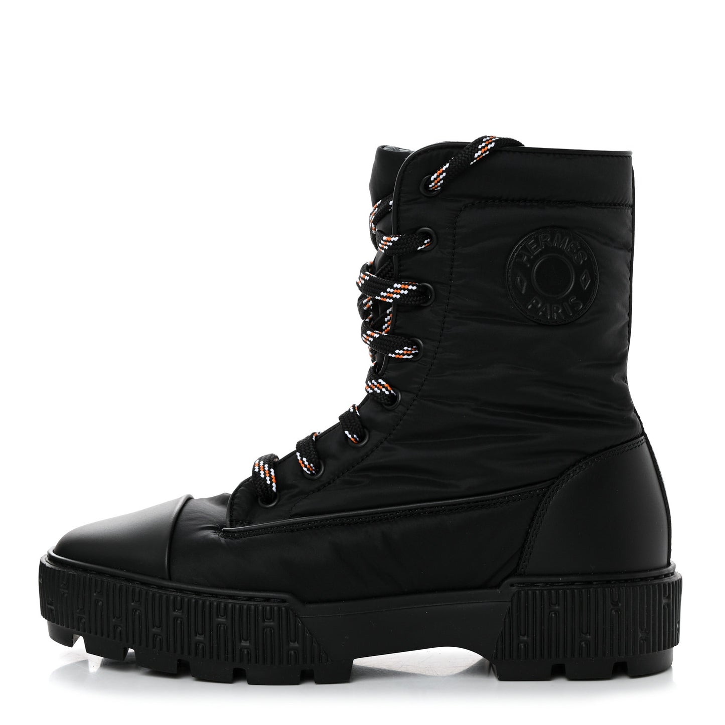Calfskin Parachute Fresh Ankle Boots 37 Black