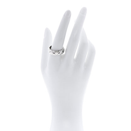 Chanel 18K White Gold Small Coco Crush Ring 62 10 2 of 7