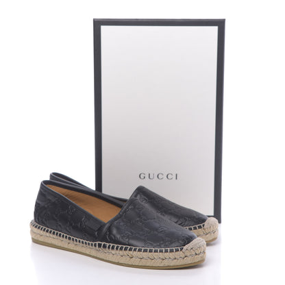 Gucci Guccissima Signature Espadrilles 40.5 Black 9 of 9
