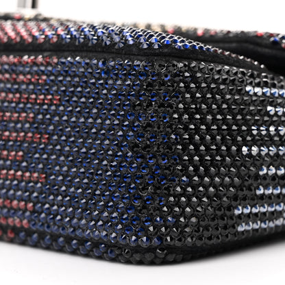 Chanel Suede Calfskin Crystal Mini Single Flap Multicolor 10 of 10