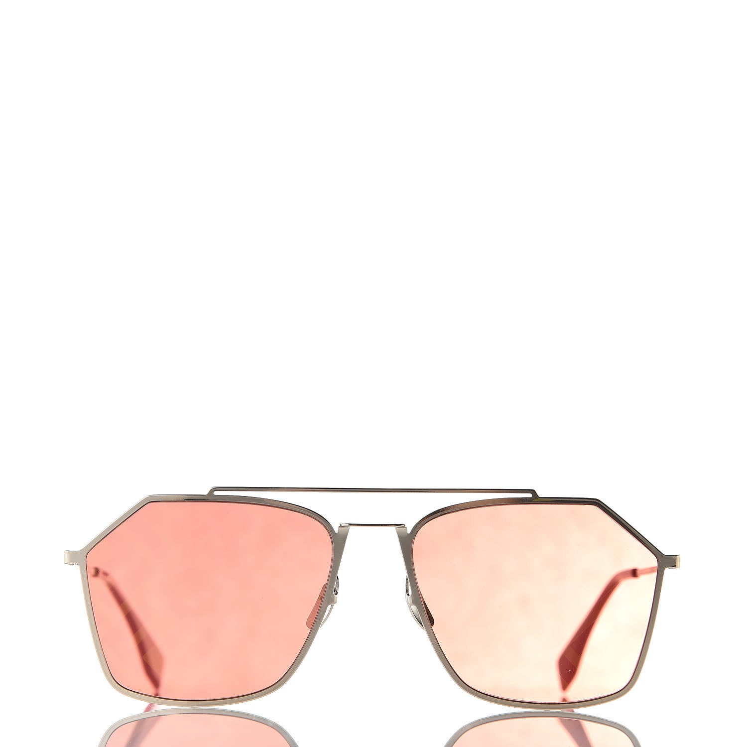 Fendi Metal Aviator Sunglasses FFM0022/S Red 2 of 8