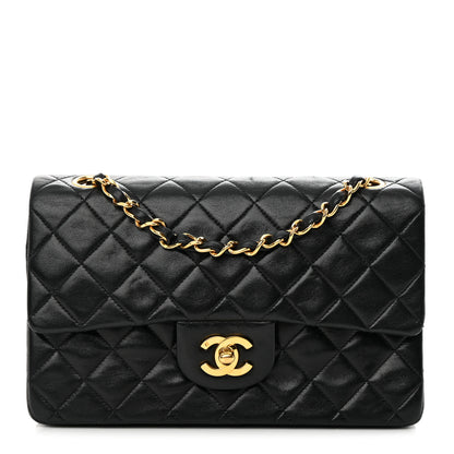Chanel Lambskin Quilted Small Double Flap Black 1 of 16