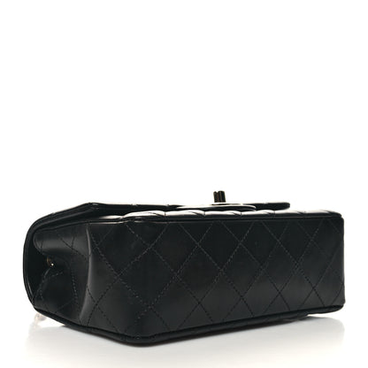 Chanel Lambskin Quilted Mini Rectangular Flap Black 3 of 10