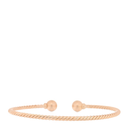 David Yurman 18K Rose Gold 7mm Solari Bracelet 2 of 3