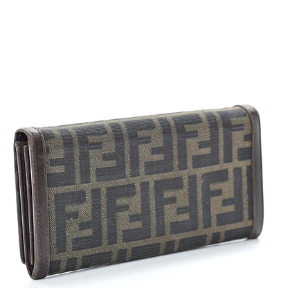 Fendi Zucca Continental Wallet Tobacco 3 of 14