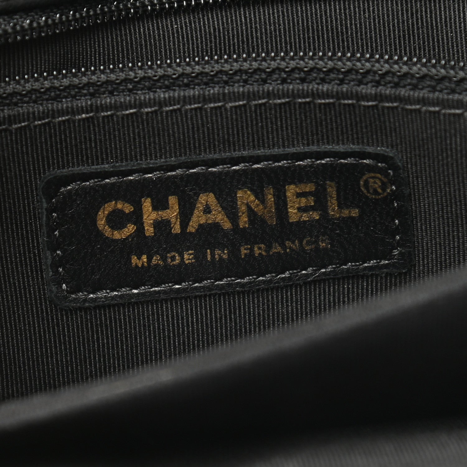 Chanel Patent Goatskin Quilted 3 Pocket Accordion Flap Black 5 of 10