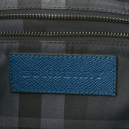 Burberry London Grainy Calfskin Rivendale Messenger Bag Blue 6 of 10