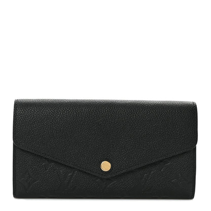 Louis Vuitton Empreinte Sarah Wallet NM Black 1 of 10