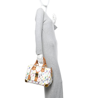 Louis Vuitton Monogram Multicolor Speedy 30 White 2 of 10