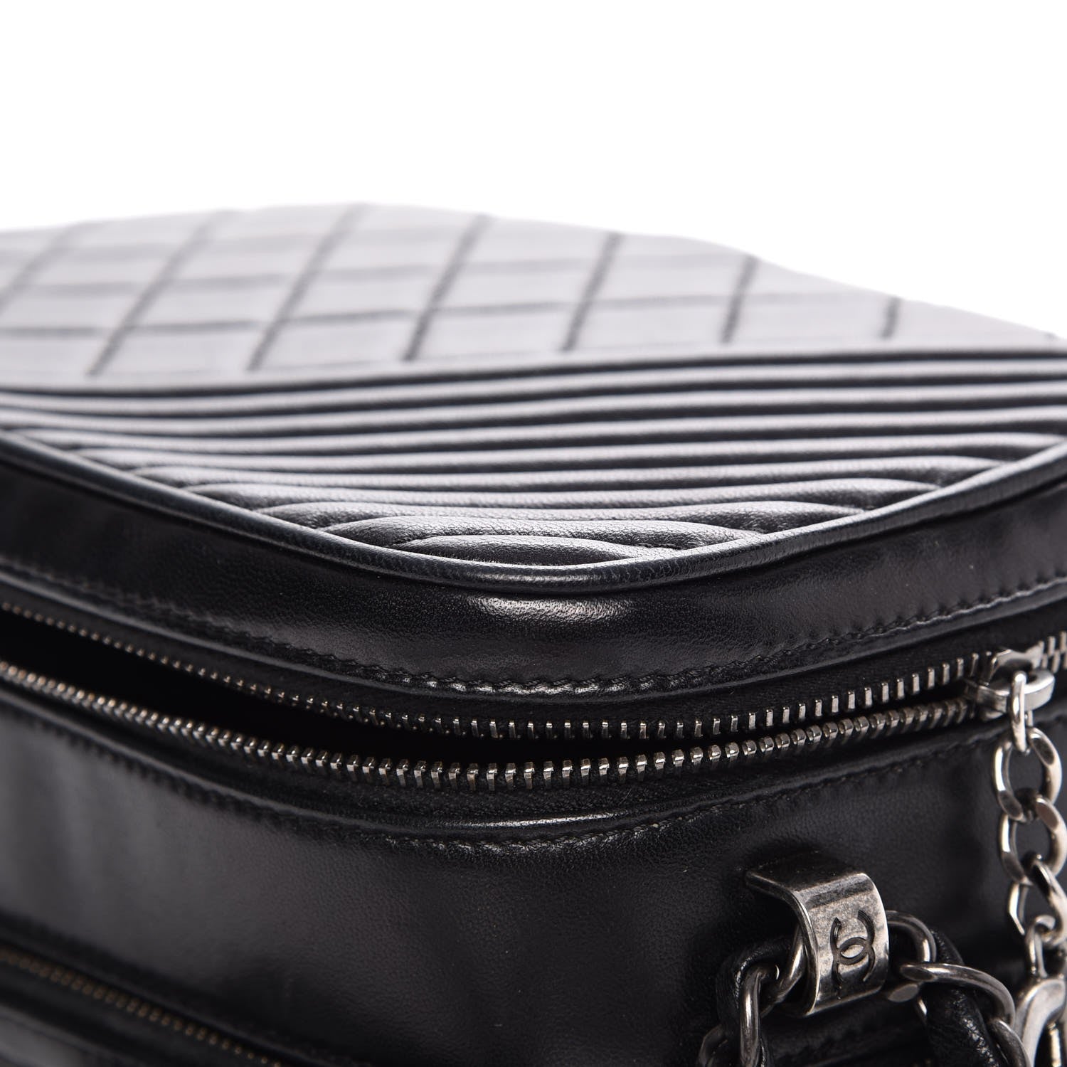 Chanel Lambskin Small Coco Boy Camera Case Black 9 of 16