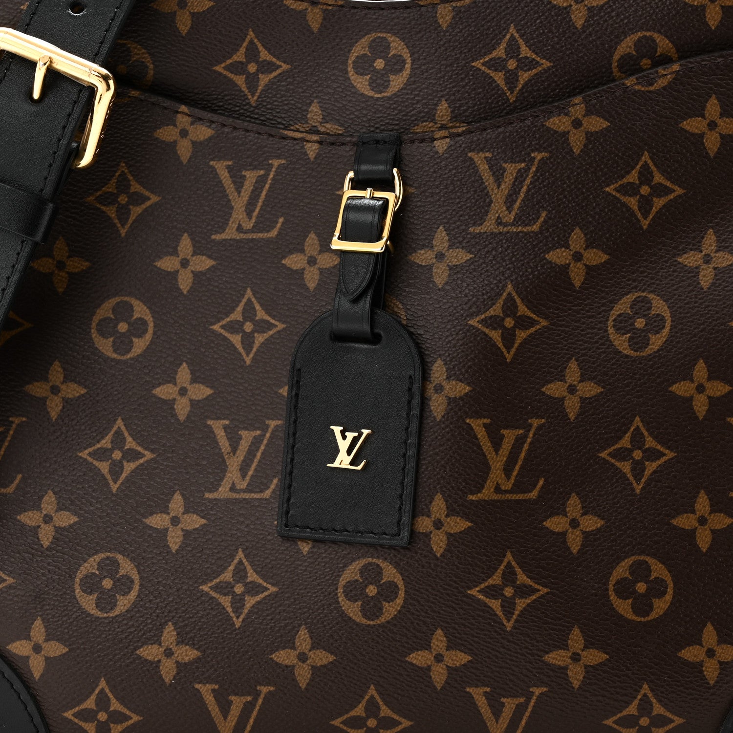 Louis Vuitton Monogram Odeon MM Black 7 of 9