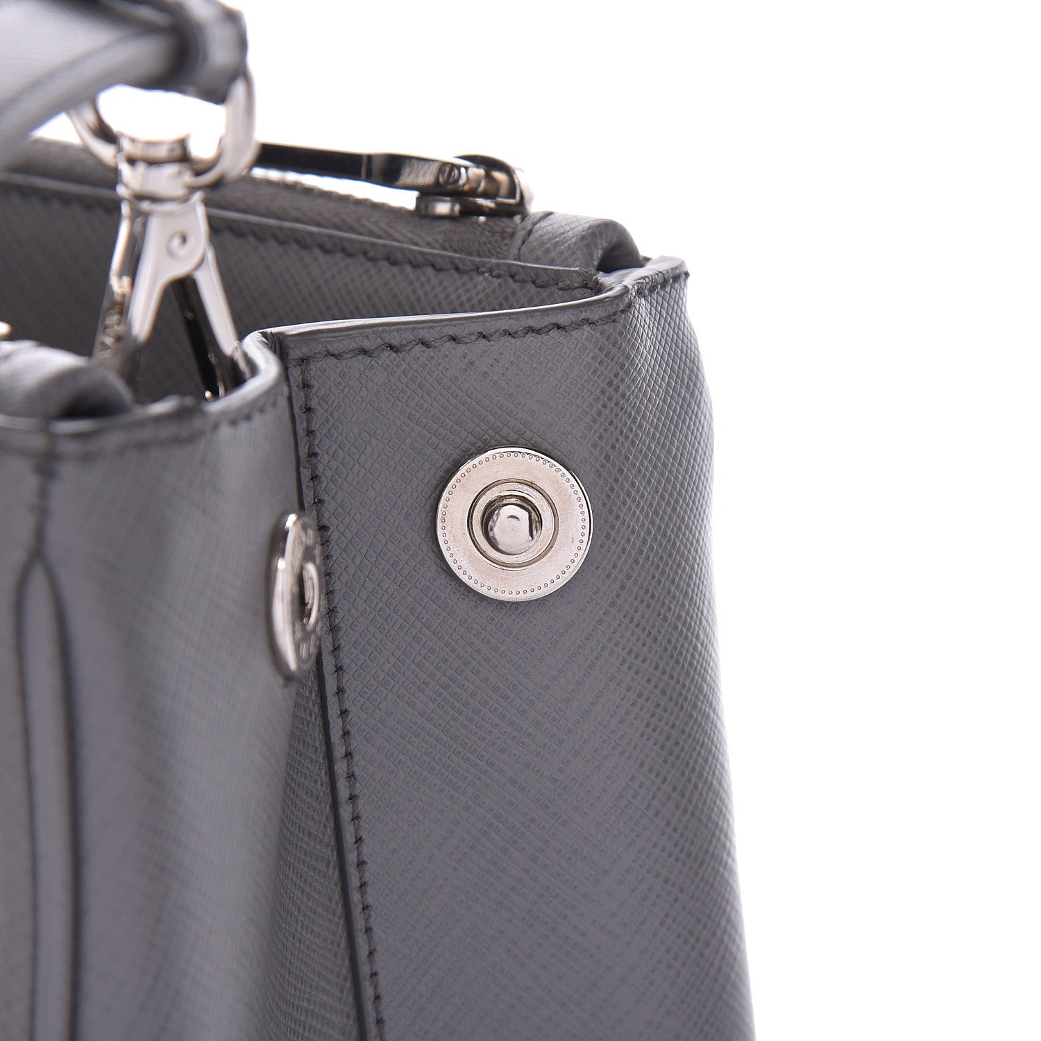 Prada Saffiano Small Galleria Double Zip Tote Marmo 15 of 18