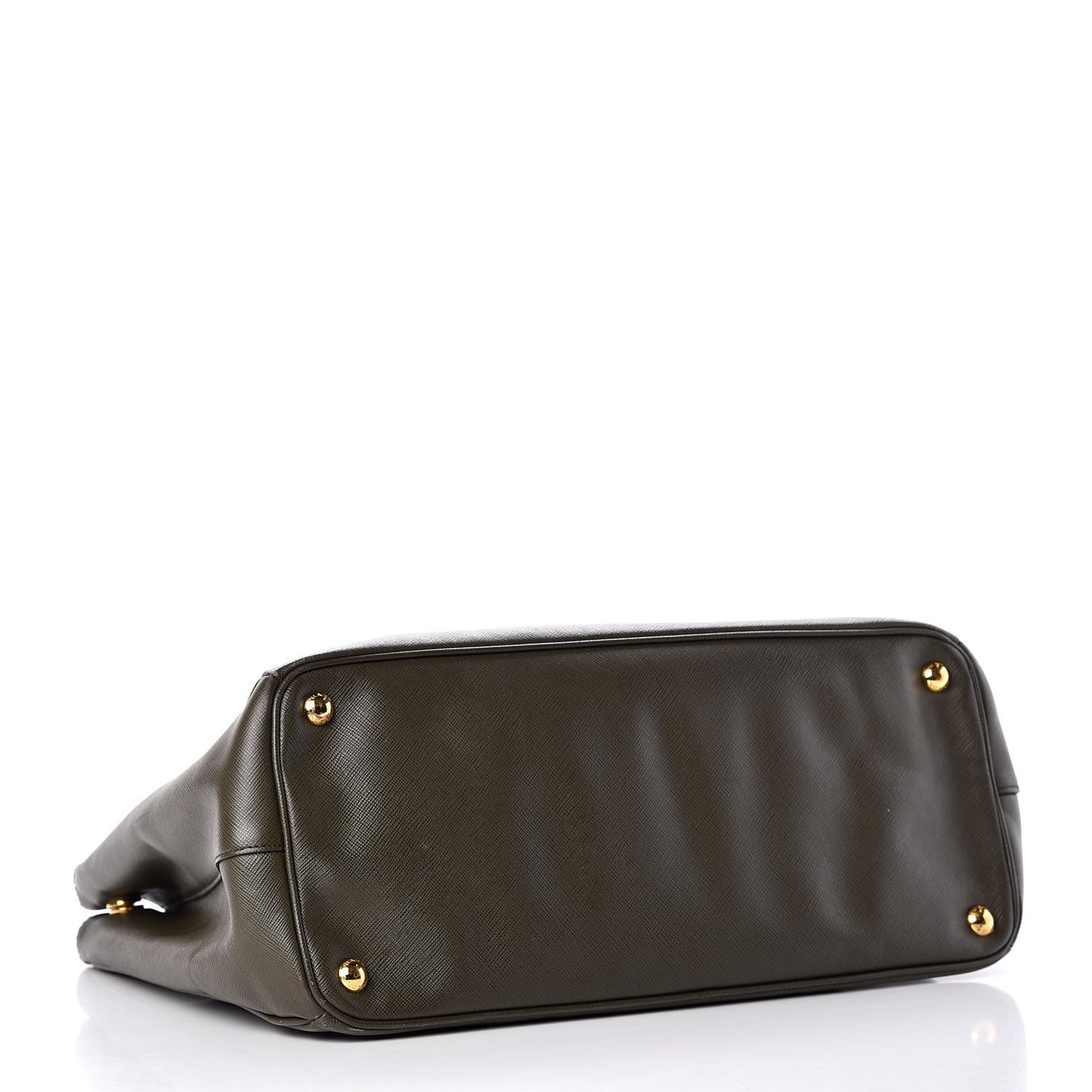 Saffiano Large Galleria Double Zip Tote Militare