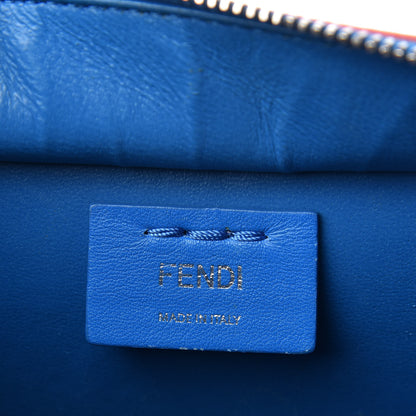 Fendi Vitello Dolce Mini 3jours Tote Blue Royal 8 of 10