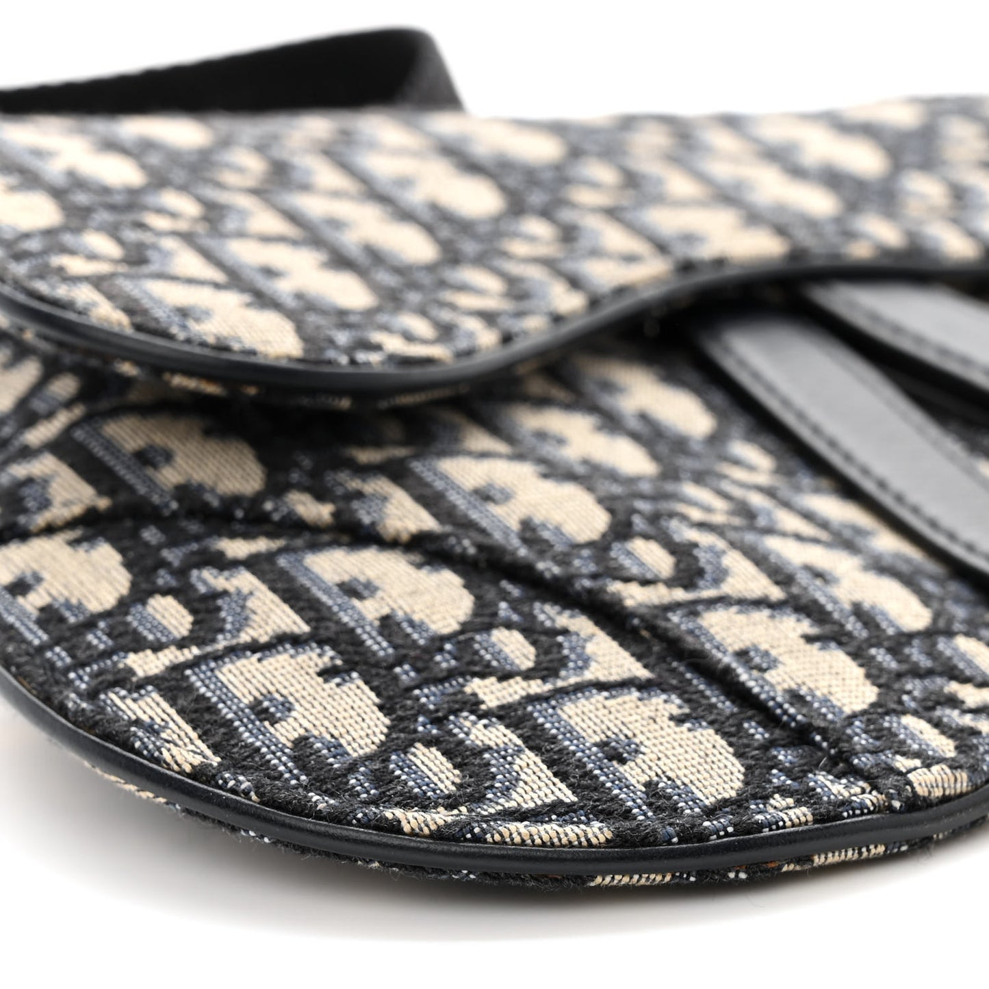 Oblique Saddle Belt Pouch Blue