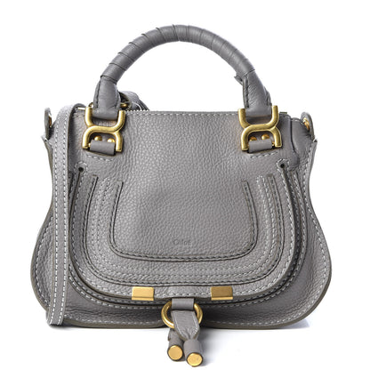 Chloe Calfskin Mini Marcie Satchel Cashmere Grey 1 of 9