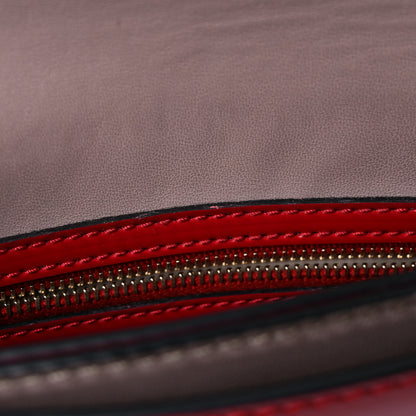 Valentino Garavani Patent Monochrome Rockstud Wristlet Clutch Rosso Valentino 15 of 17