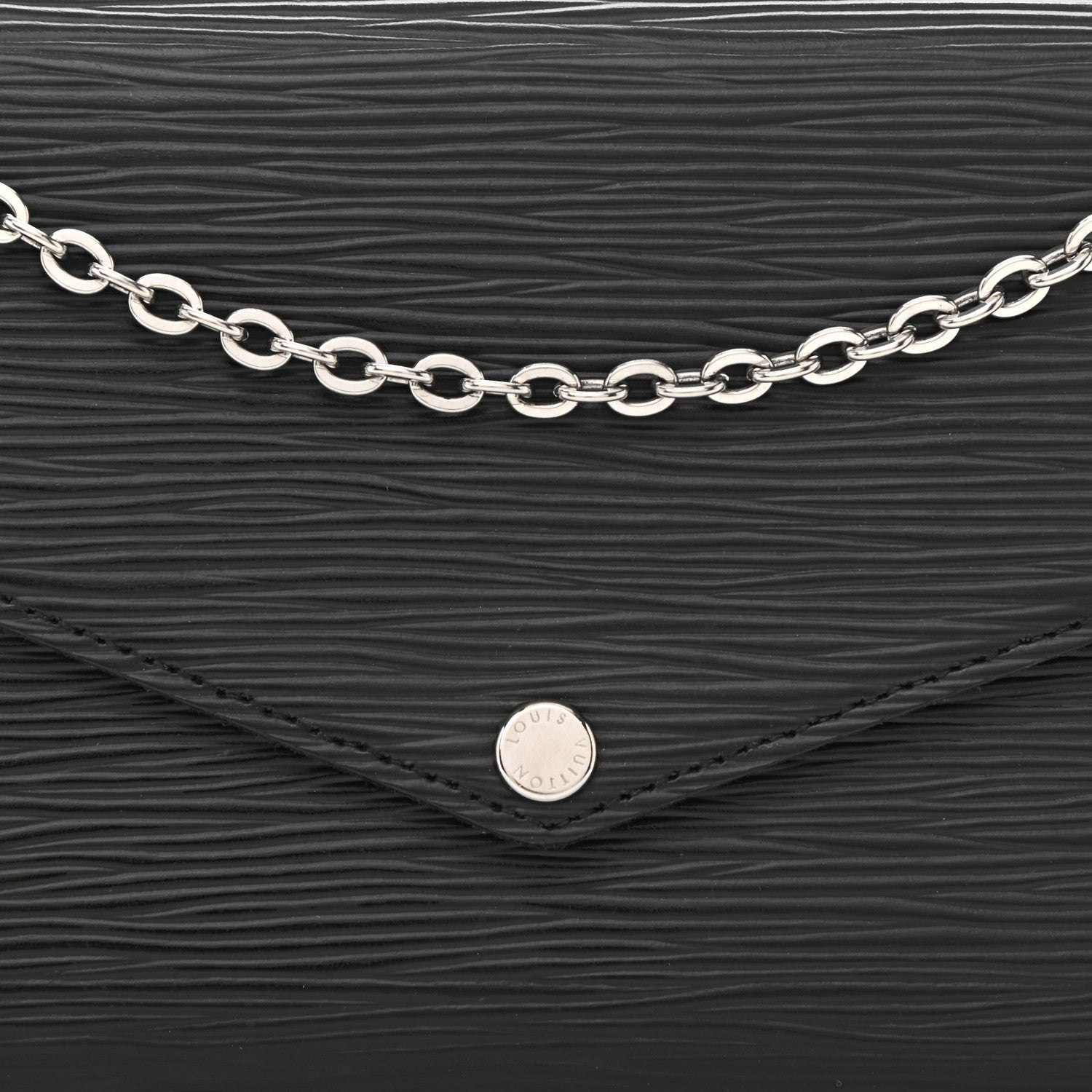 Louis Vuitton Epi Pochette Felicie Black 11 of 16