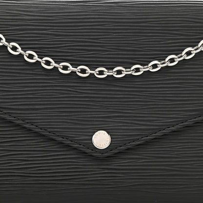 Louis Vuitton Epi Pochette Felicie Black 11 of 16