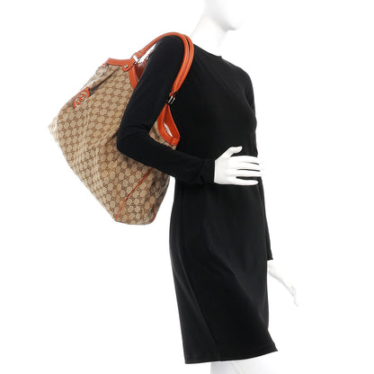 Gucci Monogram Large Sukey Tote Orange 2 of 7