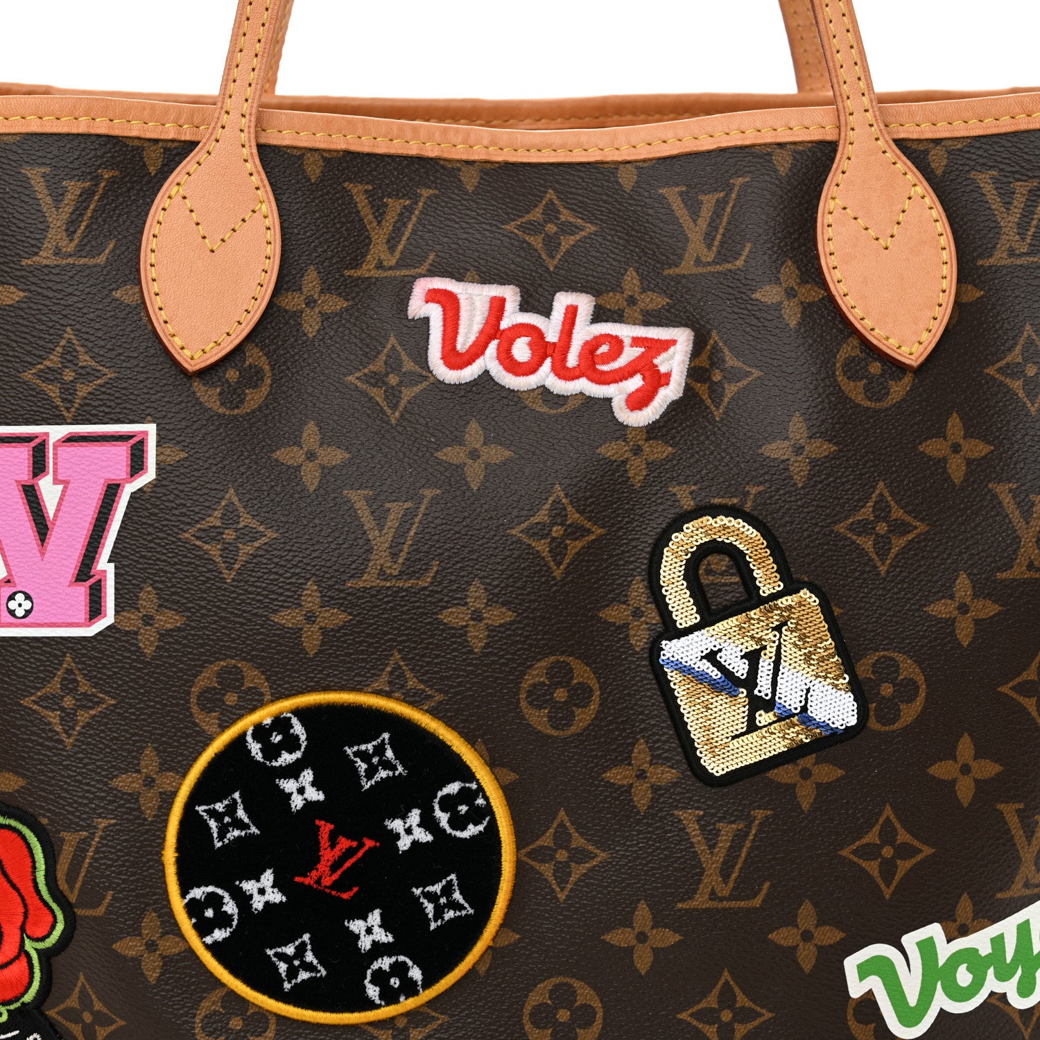 Louis Vuitton Monogram Travel Stickers Neverfull MM 9 of 16
