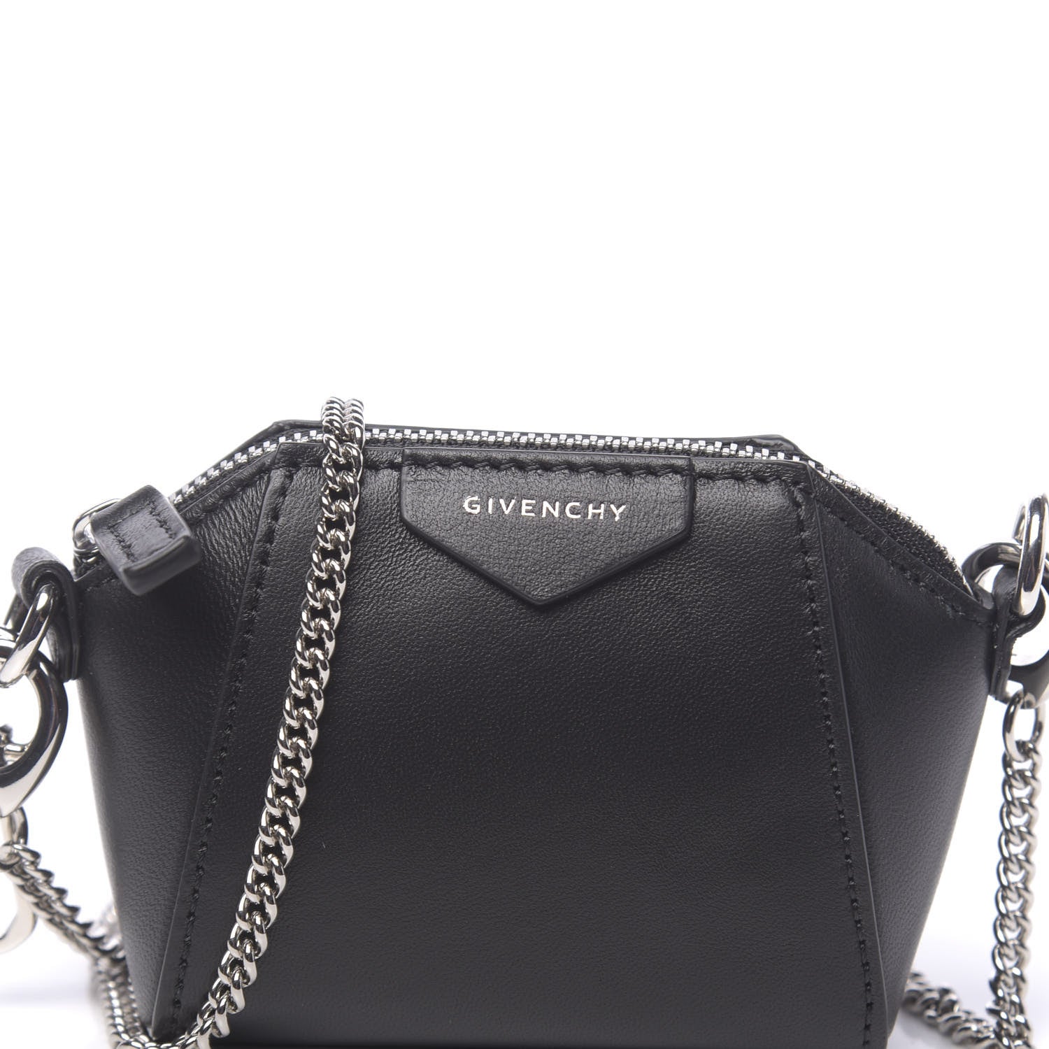 Givenchy Lambskin Baby Antigona with Chain Black 8 of 11