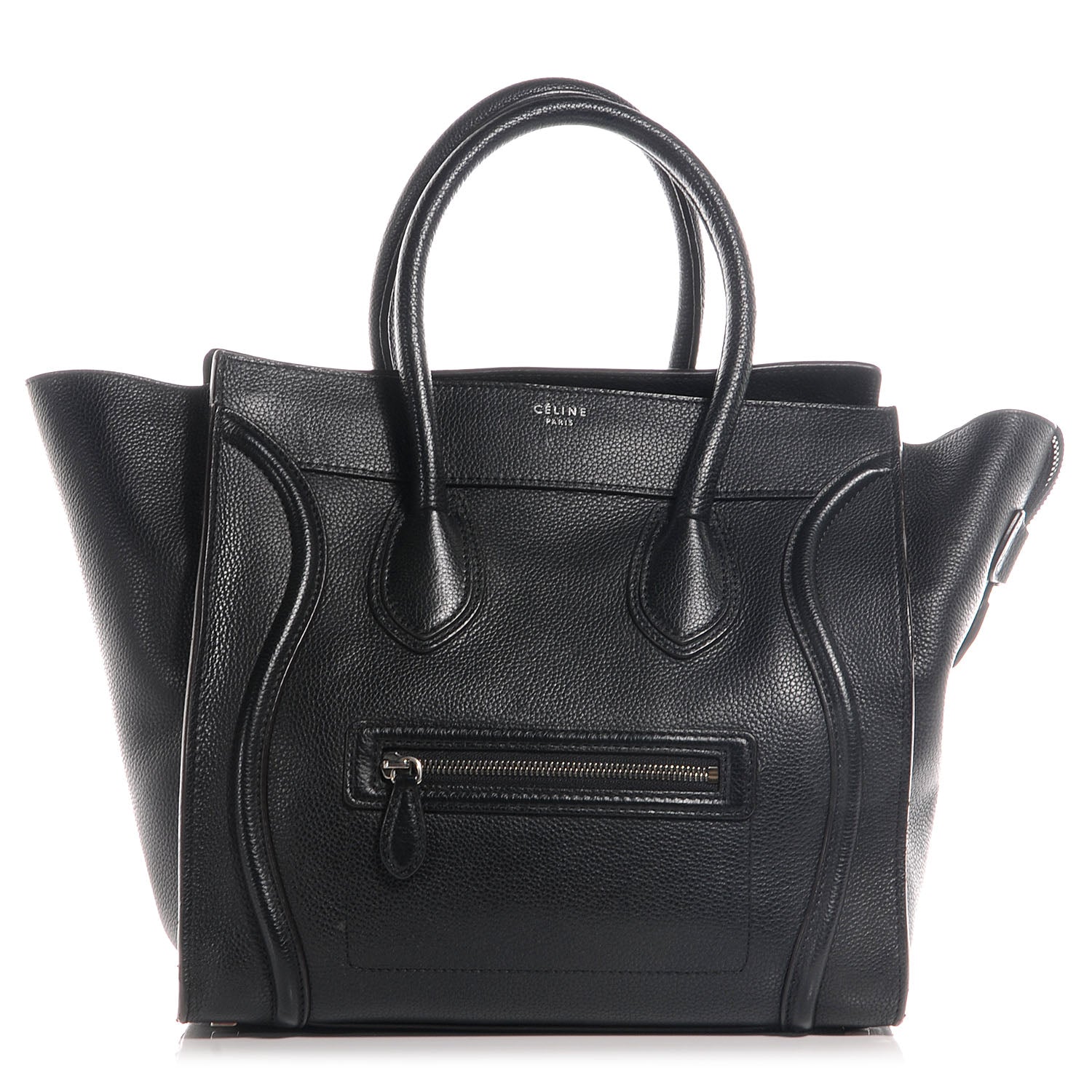Celine Drummed Mini Luggage Black 1 of 8