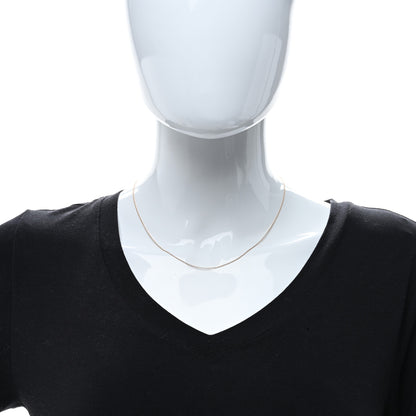 Tiffany 18K Rose Gold Chain Necklace 18" 3 of 4